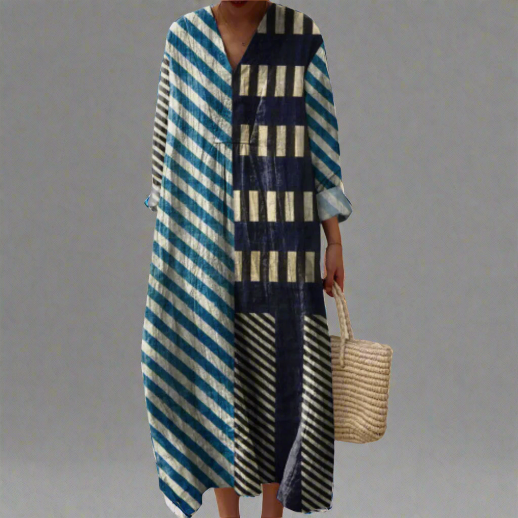 Lita | Elegant Geometric Dress