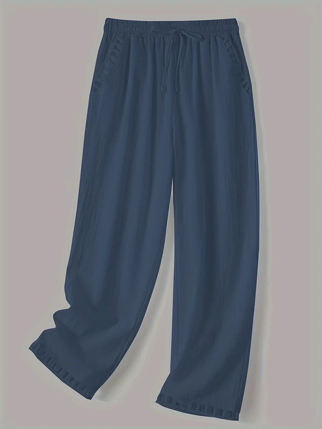 Tracey | Contrast Trim Cropped Pants