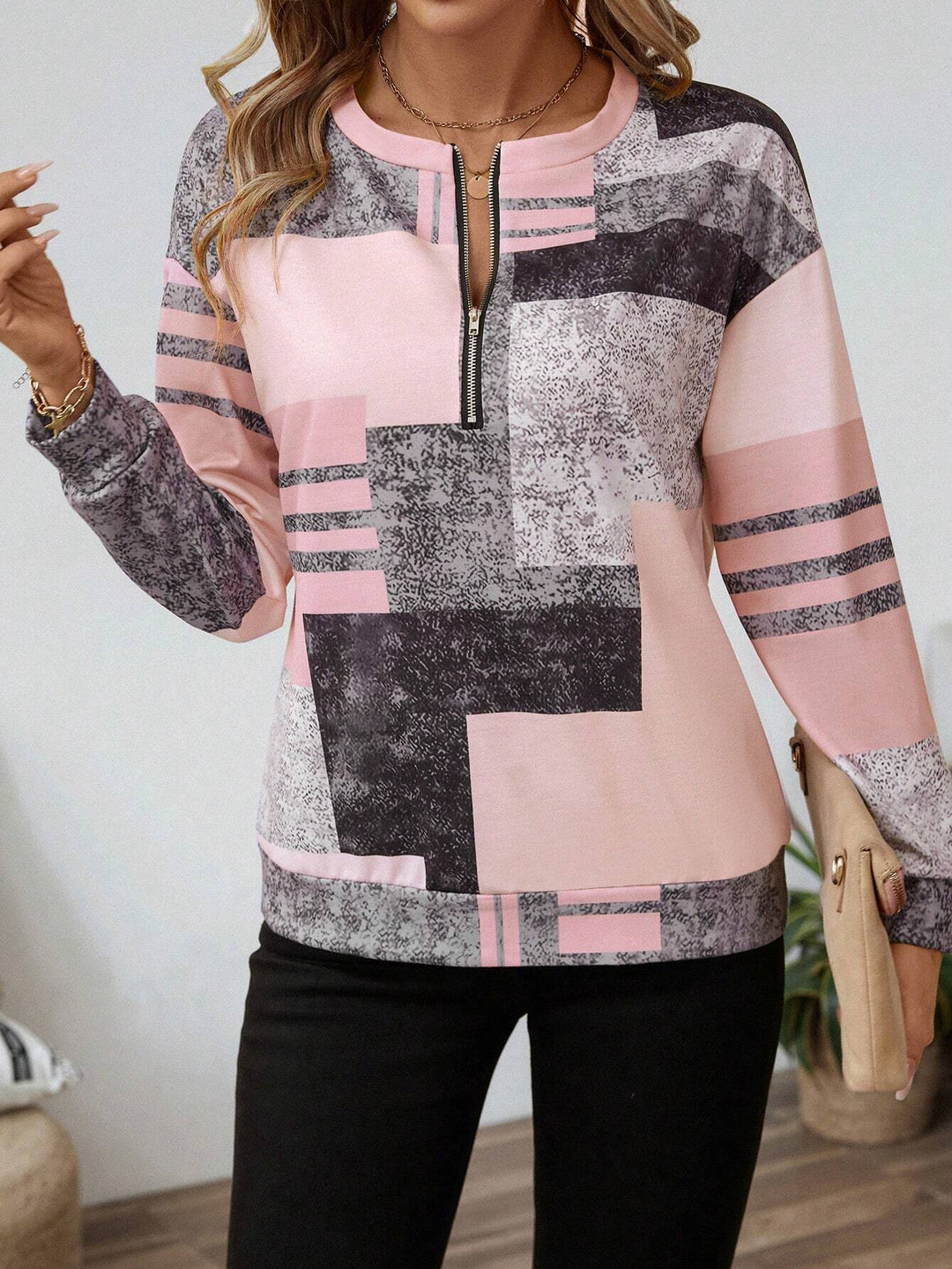 Anela™ | Chic Vintage Sweatshirt