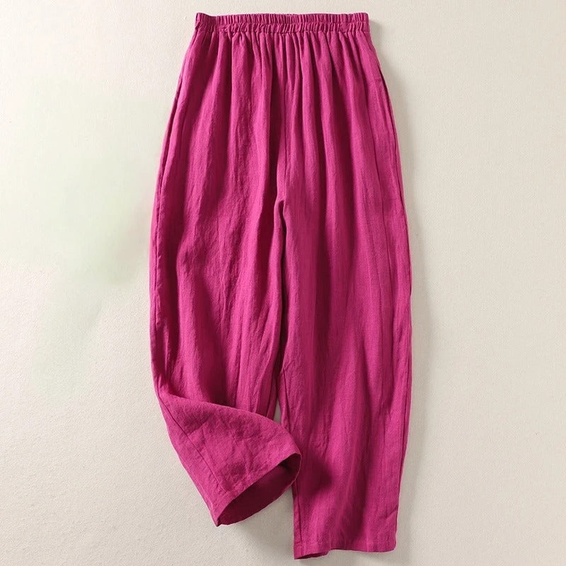 The Arden | Linen loose pants