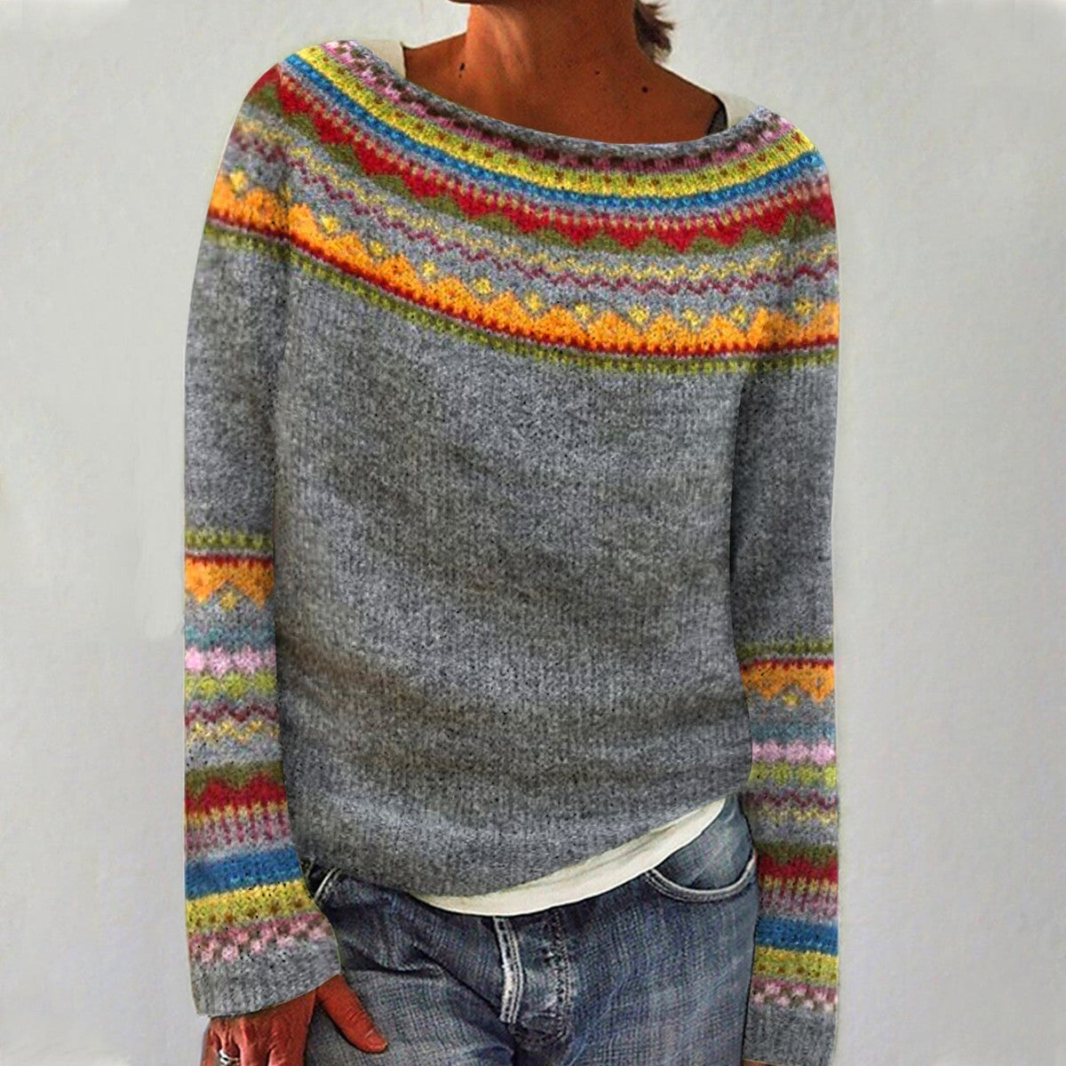 Kira | Ladies Retro Sweater