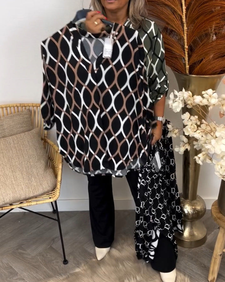 Nora | Blouse With Graphic Print