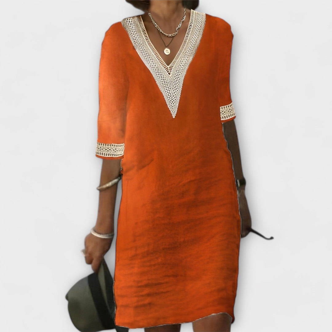 Emelia | Cotton and Linen Dress