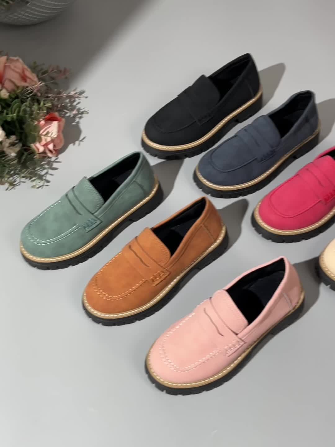 Tamsin | Chunky Sole Penny Loafers