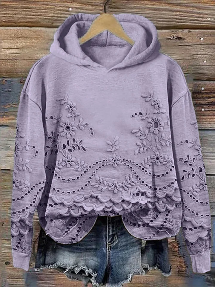 Linda | Sweater with Lace Details