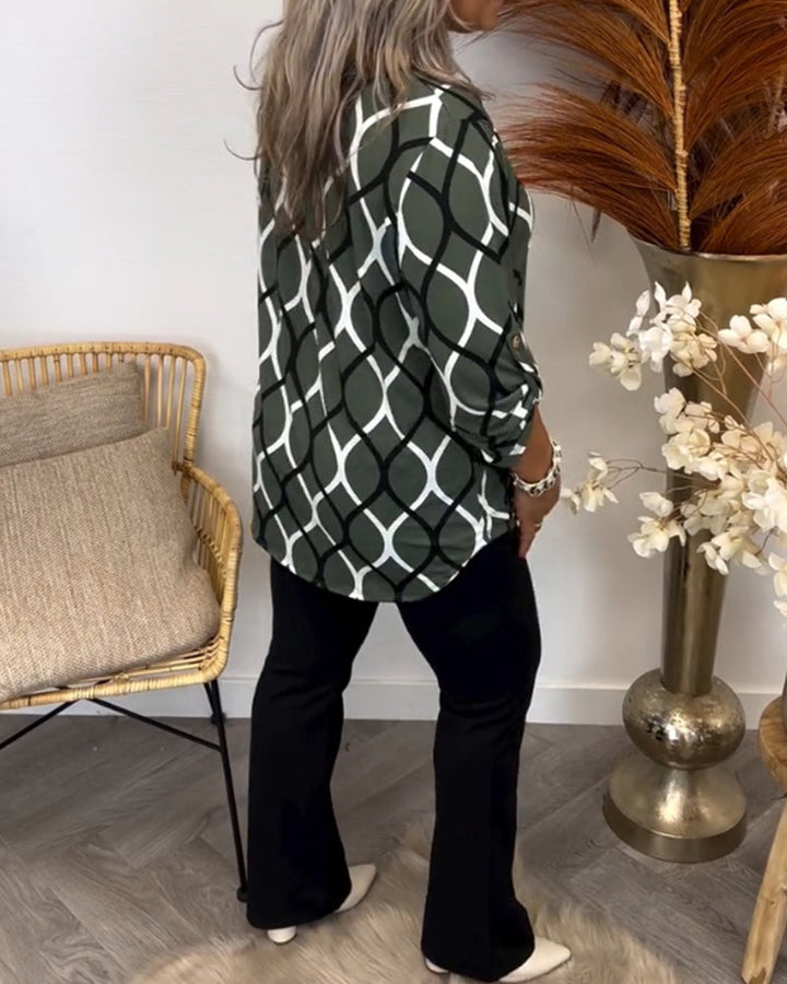 Nora | Blouse With Graphic Print
