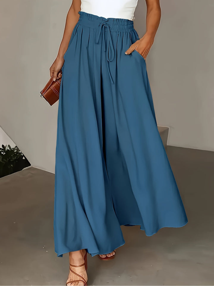 Lisa | Airy linen trousers with elastic waist