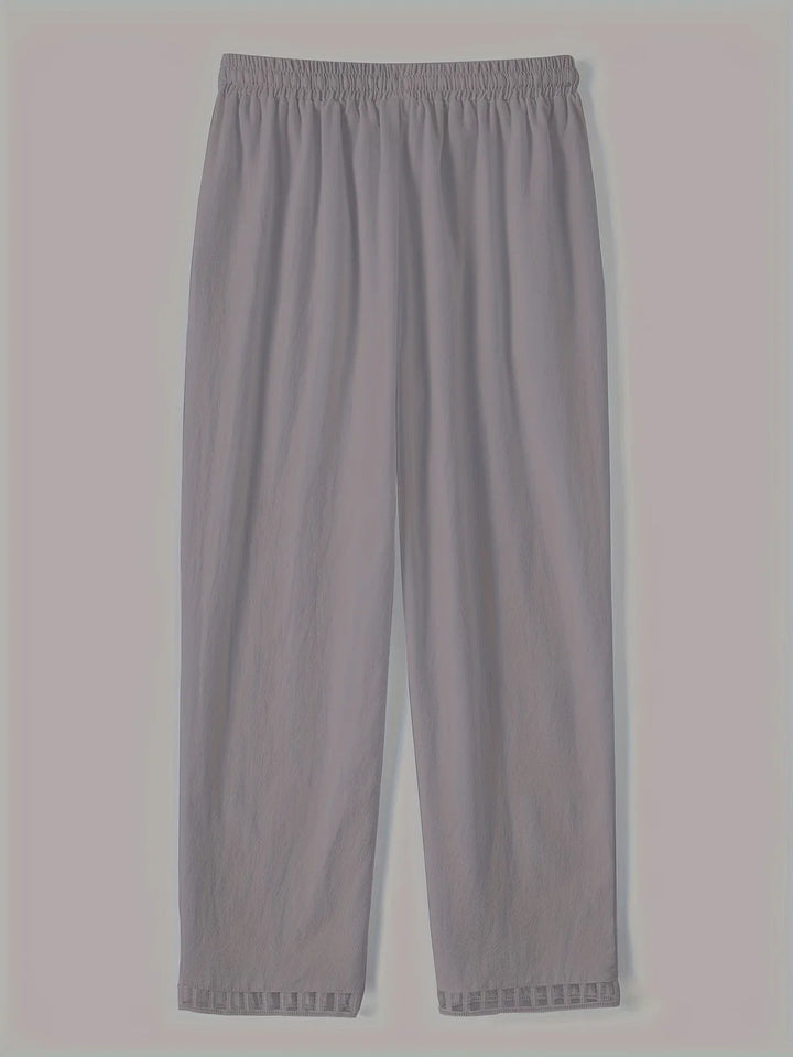 Tracey | Contrast Trim Cropped Pants