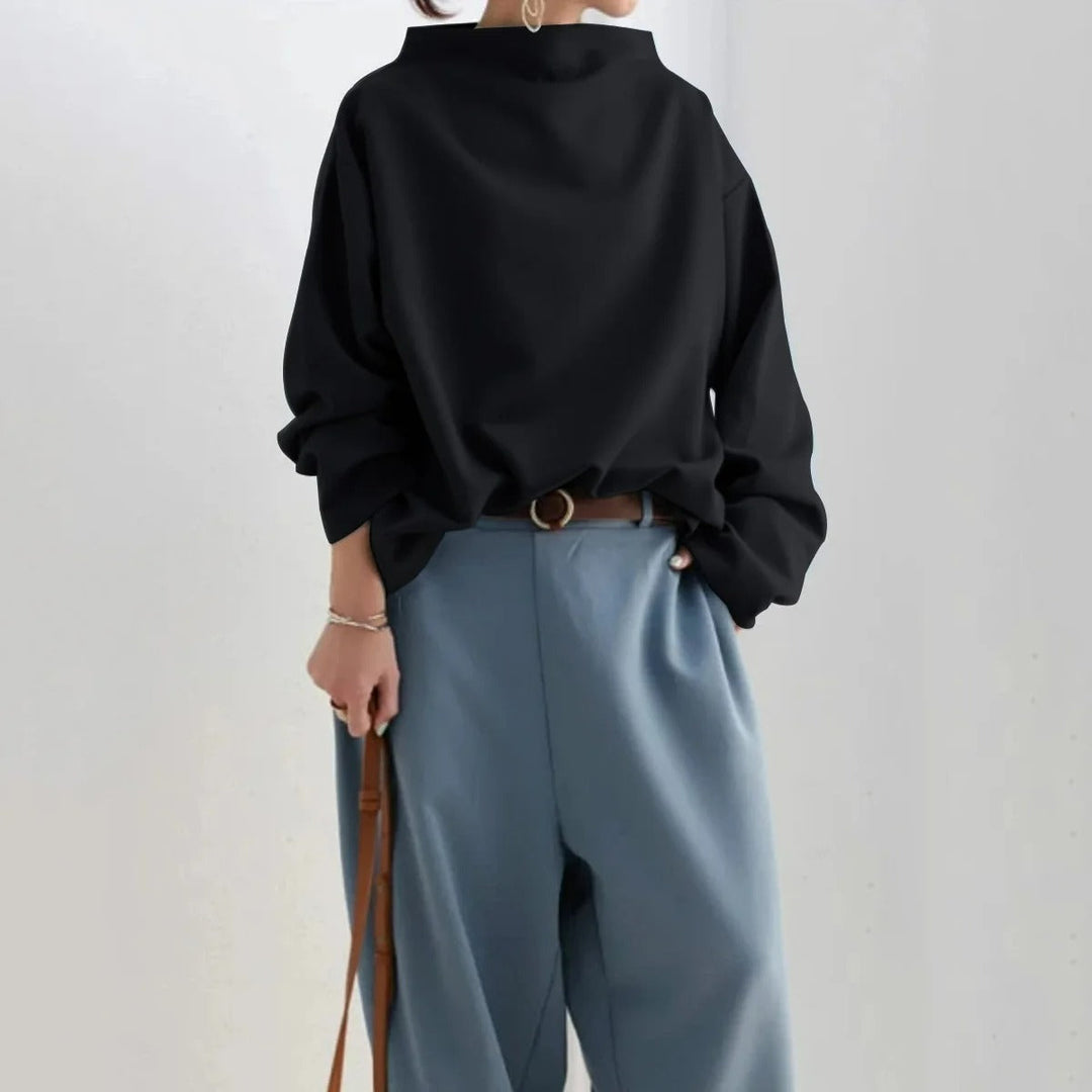 Maddy | High Neck Pullover