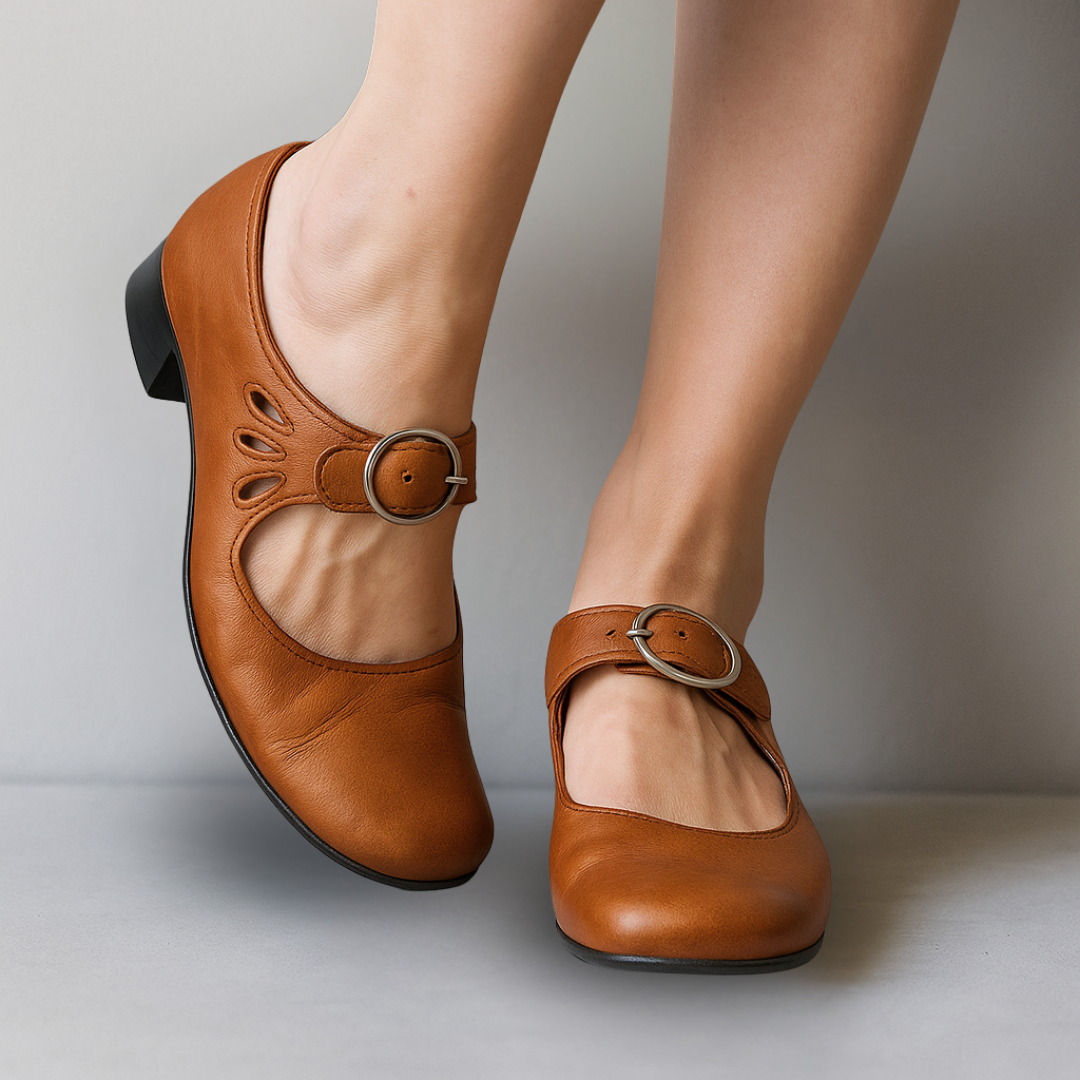 Els™ | Orthopedic Leather Sandals with Comfortable Wedge Sole