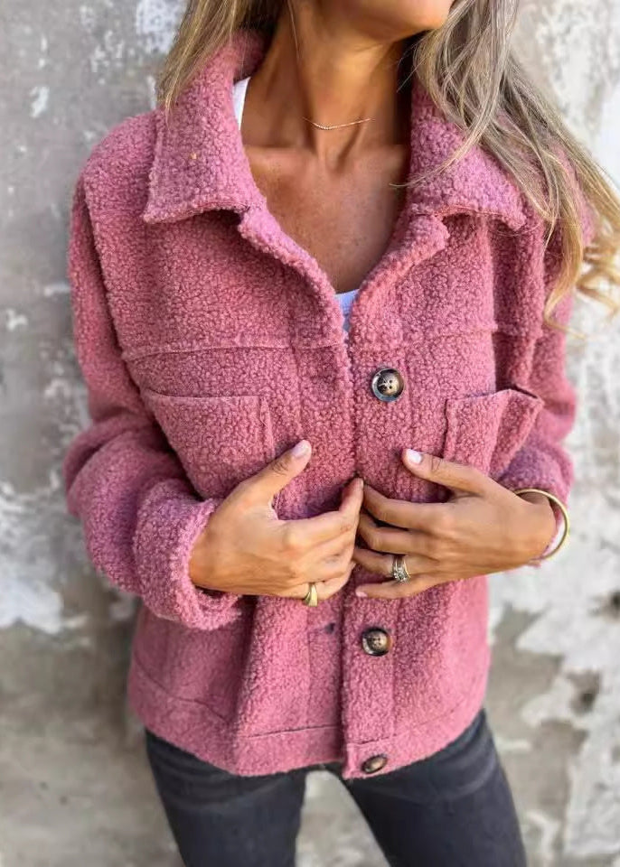 Katia | Soft fleece jacket with buttons