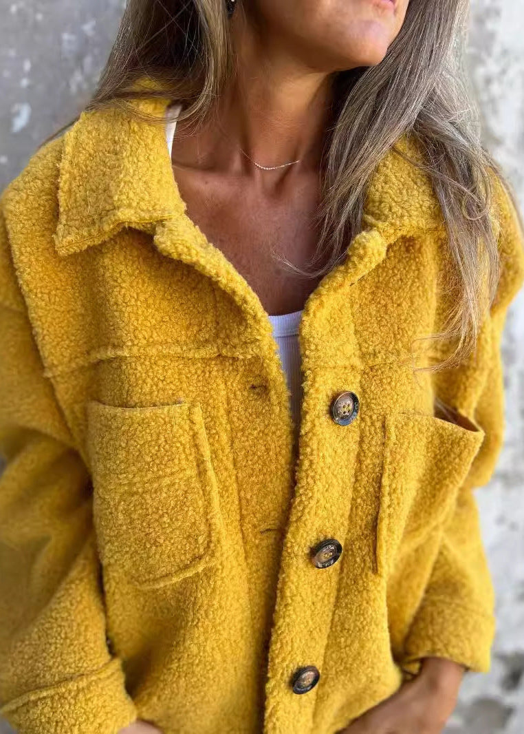 Katia | Soft fleece jacket with buttons