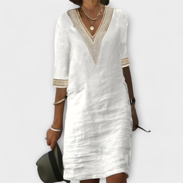 Emelia | Cotton and Linen Dress