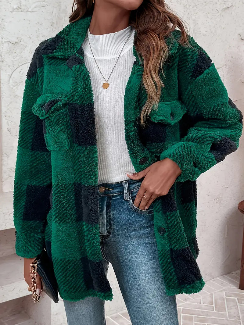 Elena | Plush Fleece Winter Jacket