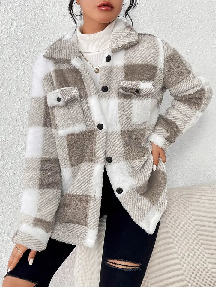Elena | Plush Fleece Winter Jacket