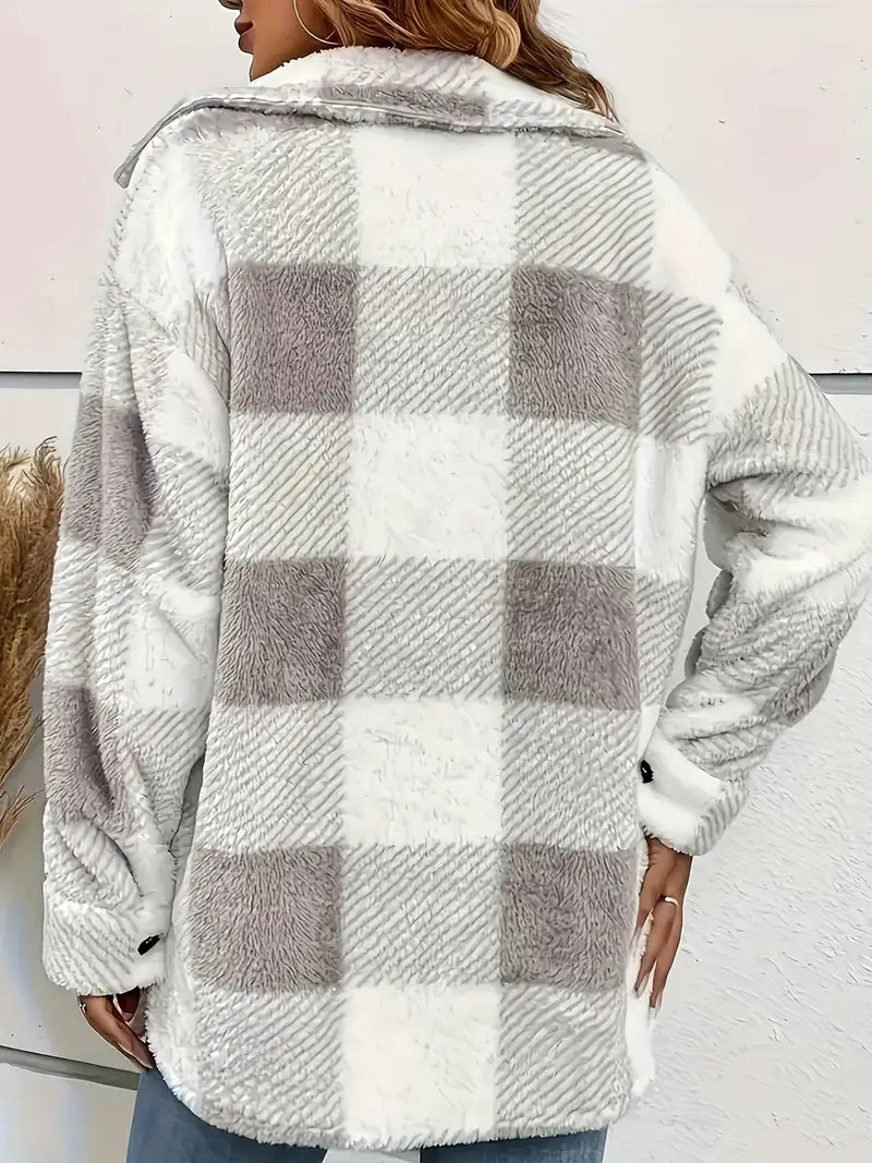 Elena | Plush Fleece Winter Jacket