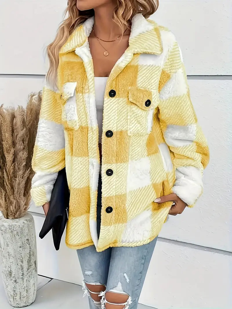 Elena | Plush Fleece Winter Jacket