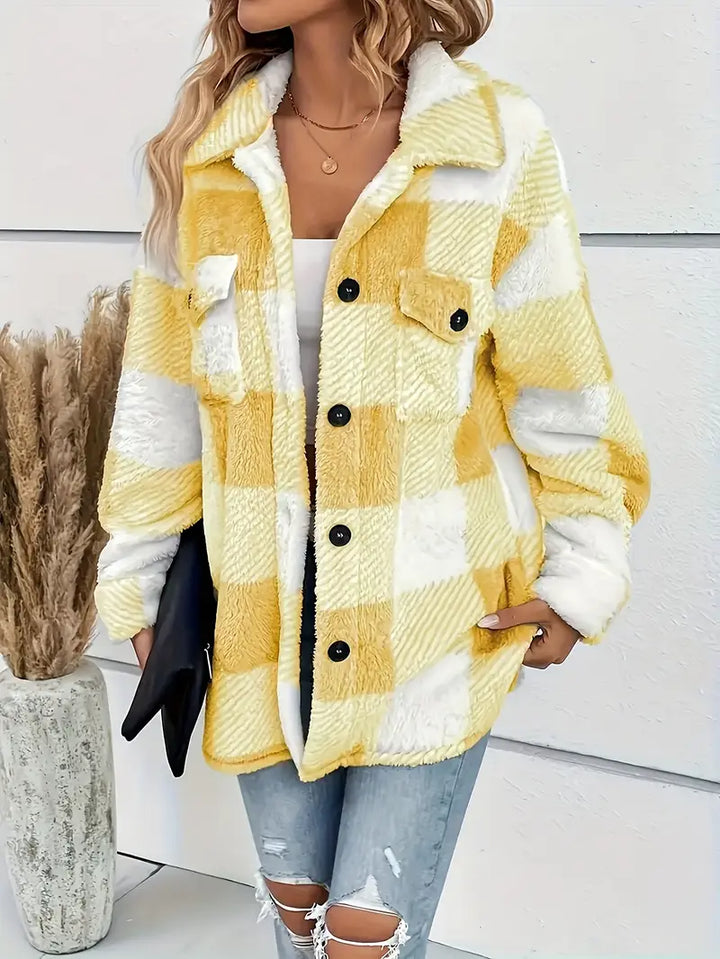 Elena | Plush Fleece Winter Jacket