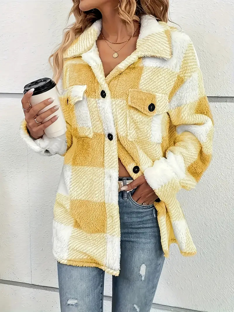 Elena | Plush Fleece Winter Jacket