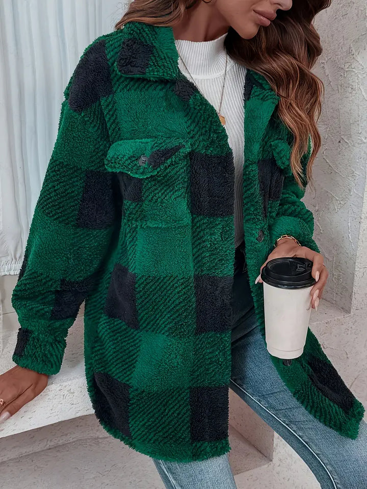 Elena | Plush Fleece Winter Jacket