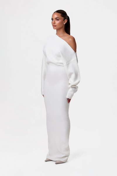 Off Shoulder | Sweater Dress