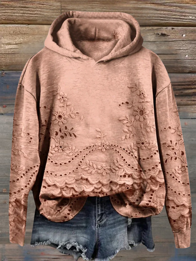 Linda | Sweater with Lace Details