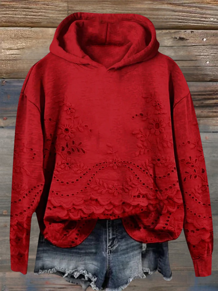 Linda | Sweater with Lace Details