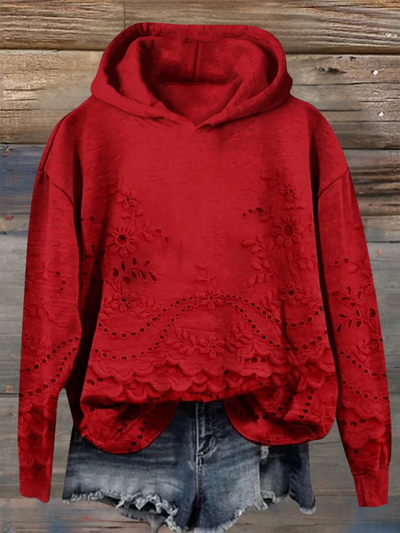 Linda | Sweater with Lace Details