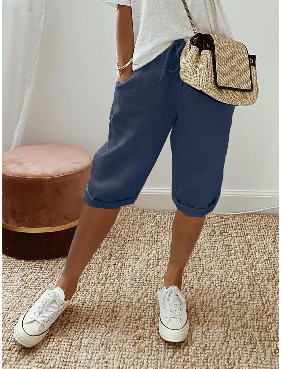 Nerina | Elegant Cotton-Linen Harem Pants