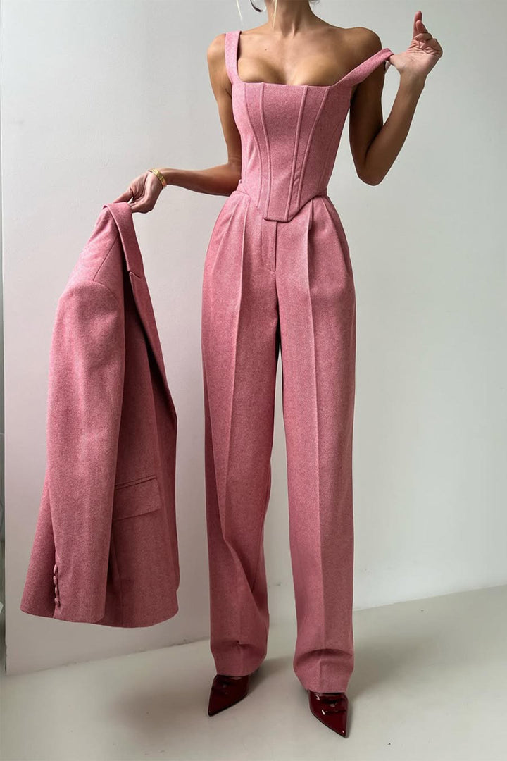 Dolce™ - Three-piece set with a double-breasted blazer