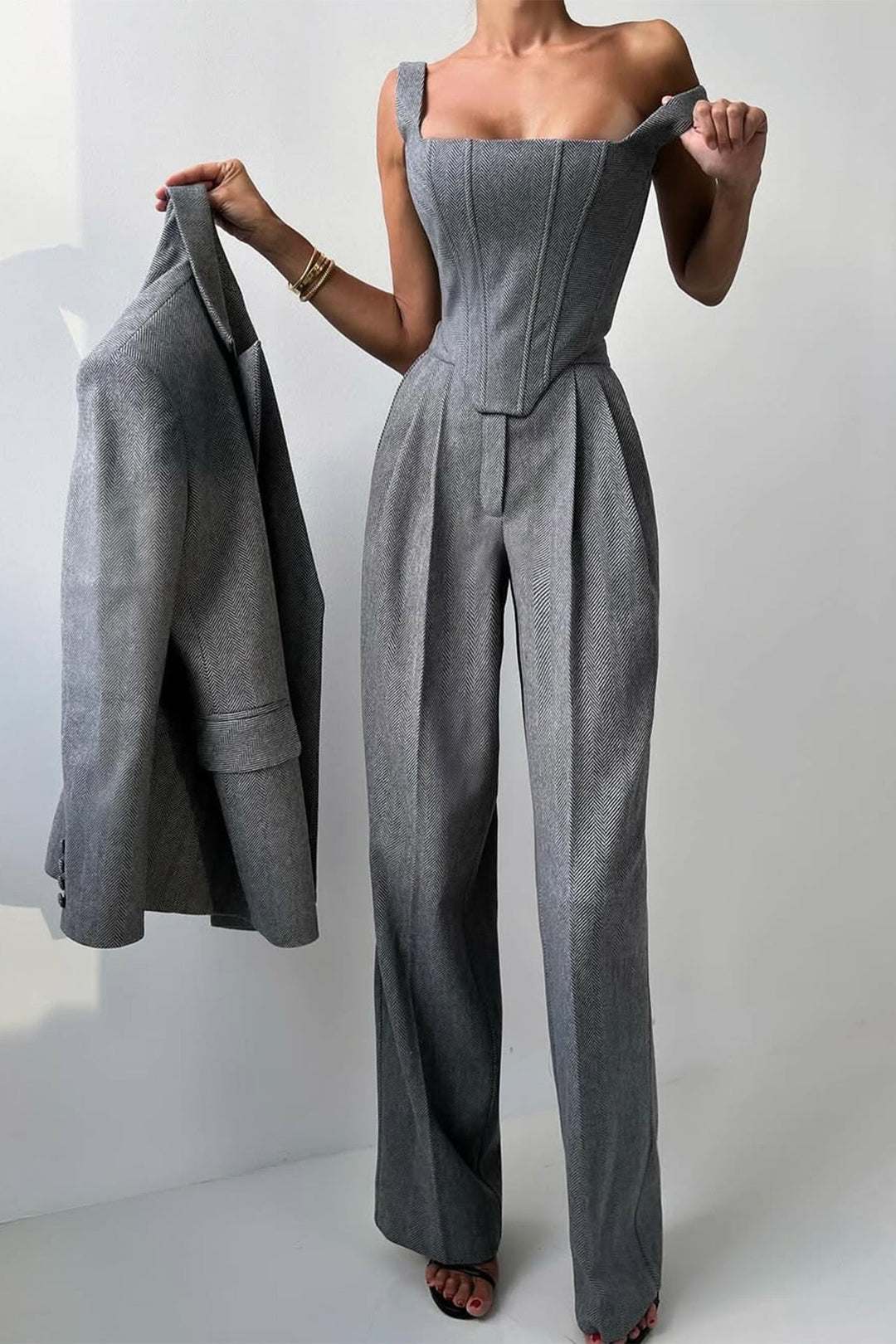 Dolce™ - Three-piece set with a double-breasted blazer