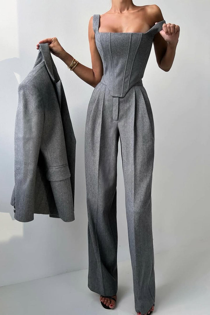 Dolce™ - Three-piece set with a double-breasted blazer