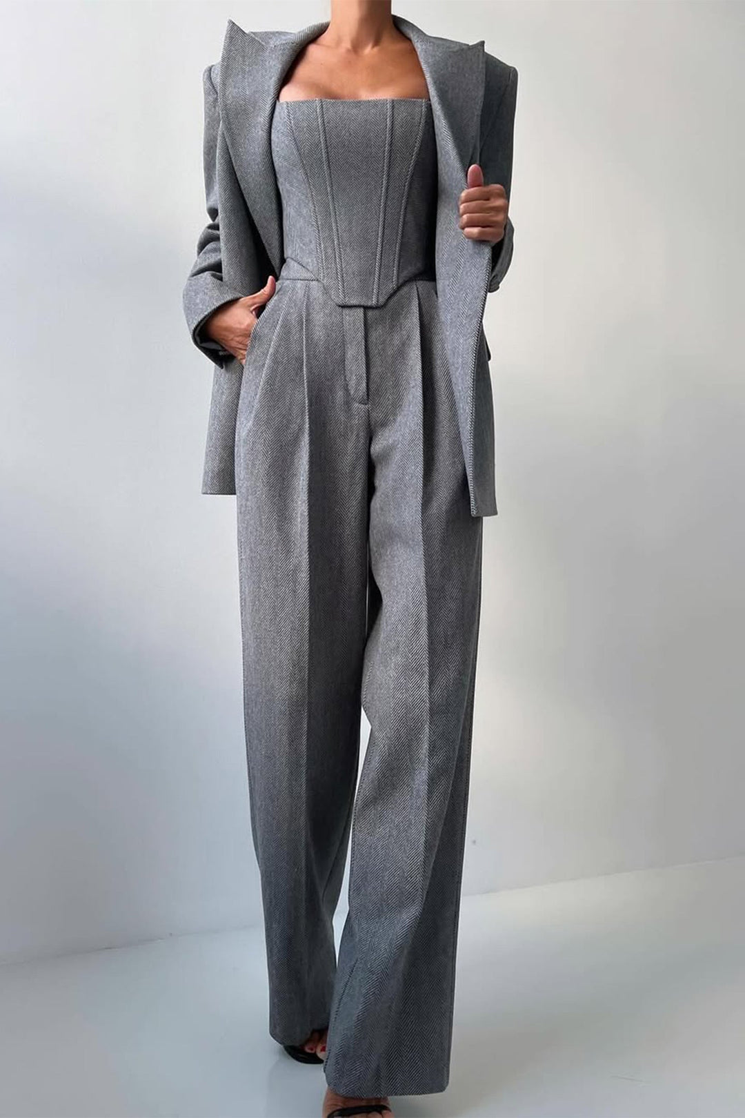 Dolce™ - Three-piece set with a double-breasted blazer
