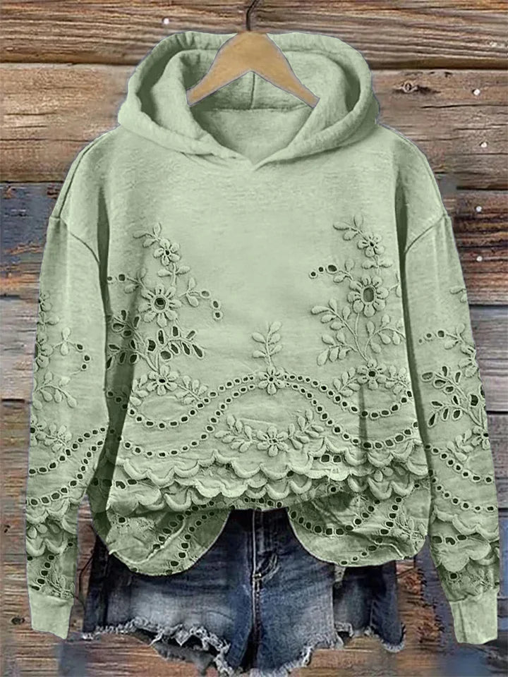 Linda | Sweater with Lace Details