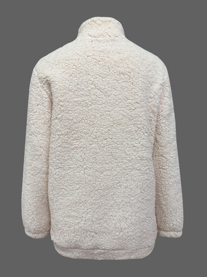Lily | Patch Quarter Zip Pullover
