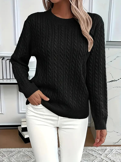 Bernila | Ladies' Cable Knit Jumper