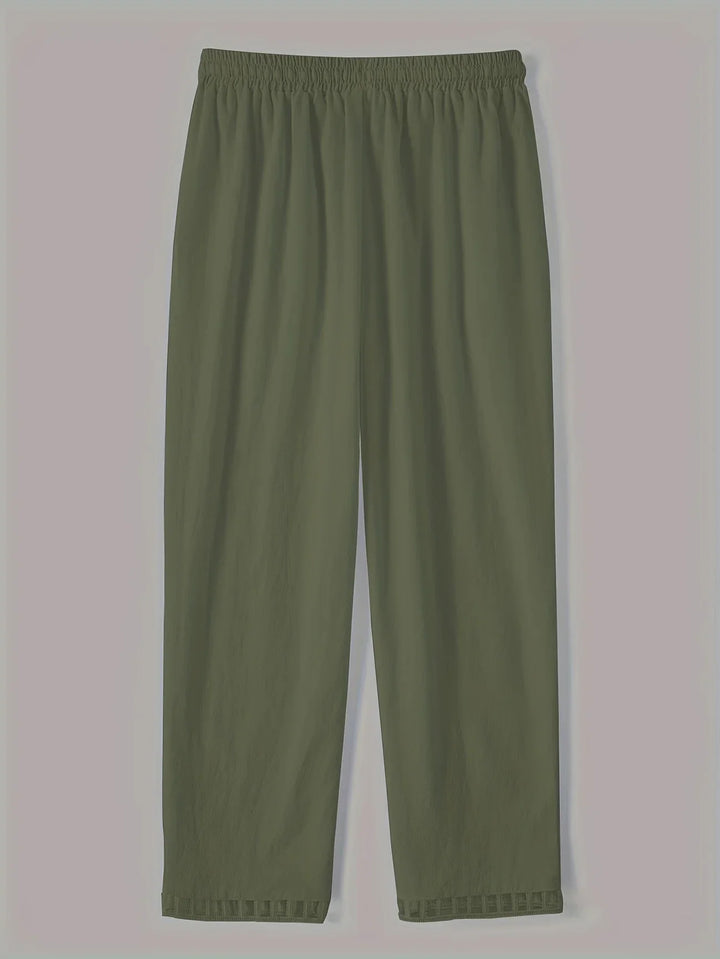 Tracey | Contrast Trim Cropped Pants