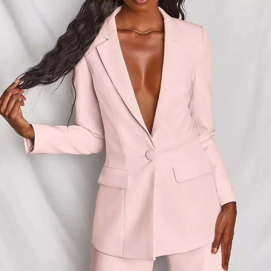 Meghan | Tailored Blazer & Wide-Leg Trousers