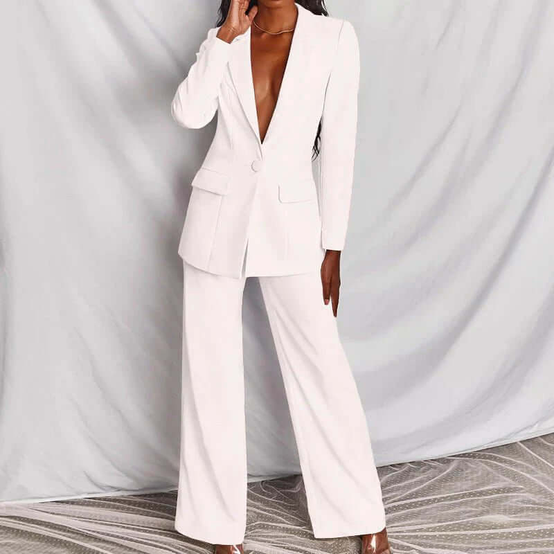 Meghan | Tailored Blazer & Wide-Leg Trousers
