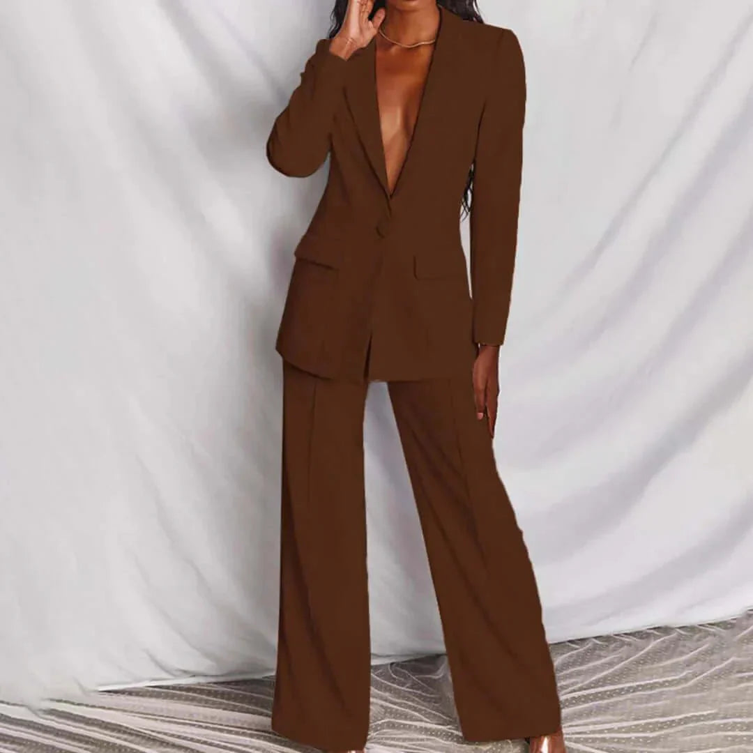 Meghan | Tailored Blazer & Wide-Leg Trousers