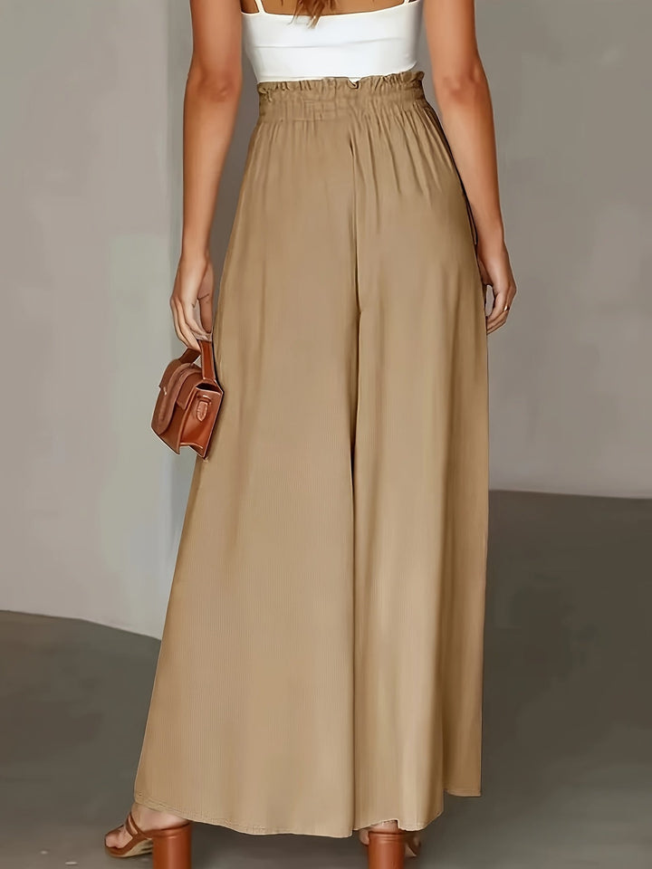Lisa | Airy linen trousers with elastic waist