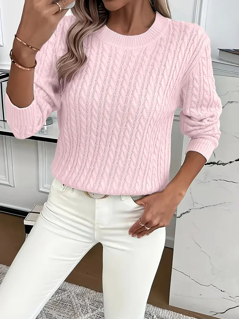 Bernila | Ladies' Cable Knit Jumper