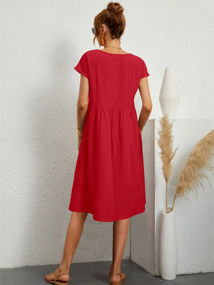 Sage | Casual Pocket Dress