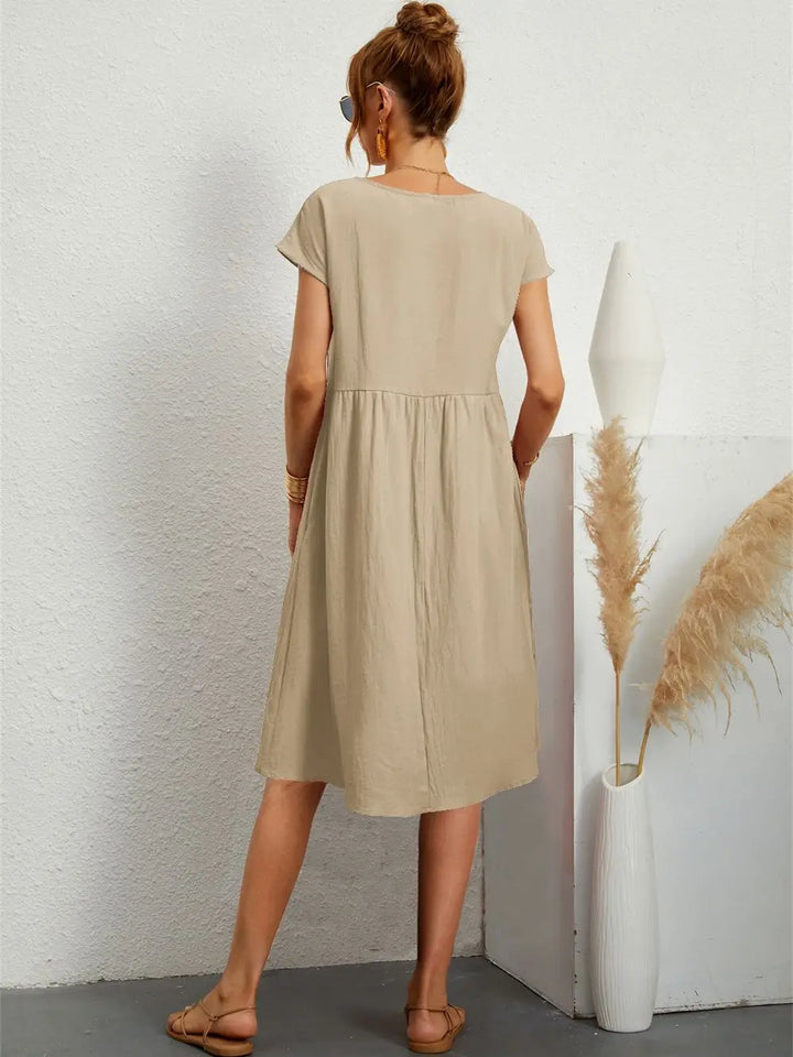 Sage | Casual Pocket Dress
