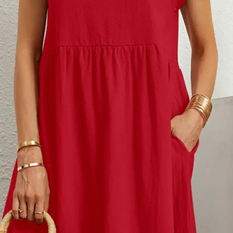 Sage | Casual Pocket Dress