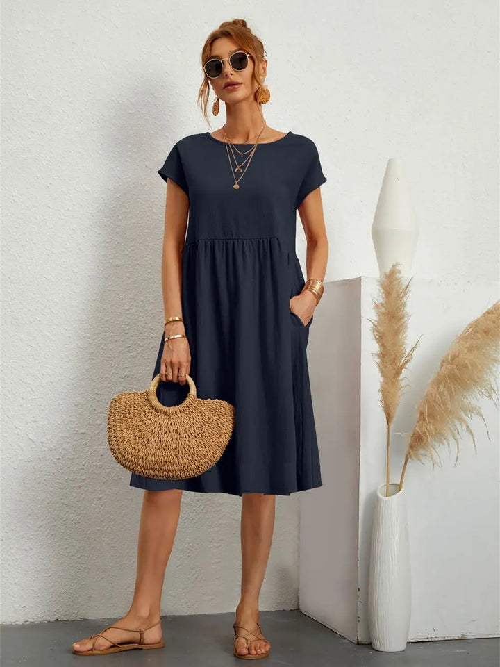 Sage | Casual Pocket Dress